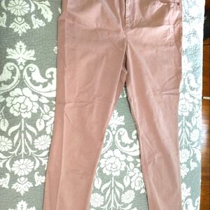 Old Navy ladies skinny high rise pink pants